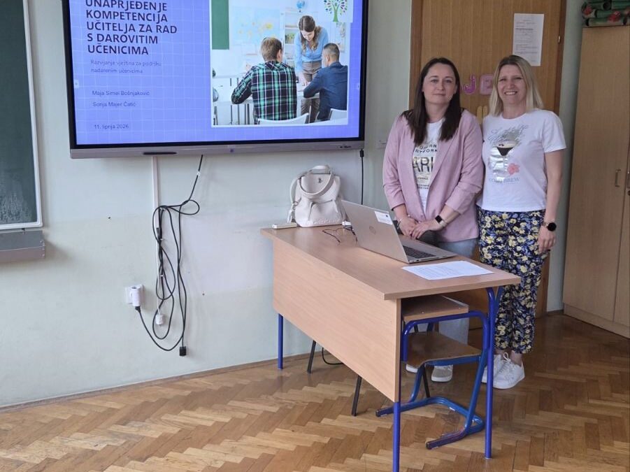 Diseminacija Erasmus+ projekta – unaprjeđenje kompetencija učitelja razredne nastave