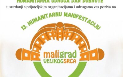 Poziv na humanitarnu manifestaciju “Mali grad velikog srca”