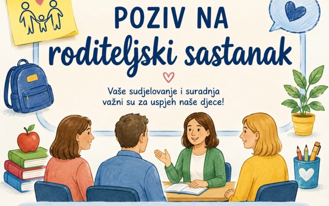 Poziv na zajedničke roditeljske sastanke