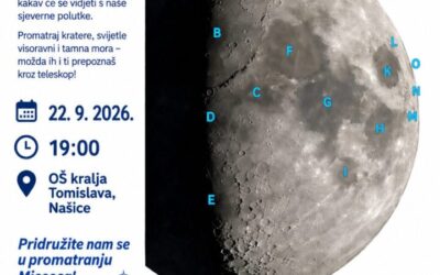Promatranje Mjeseca u našoj školi